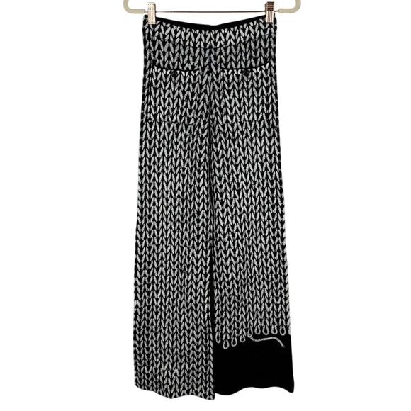 JoosTricot Fancy Pants Wide Leg Merino Wool Blend Luxury Designer Statement XS - Picture 3 of 9